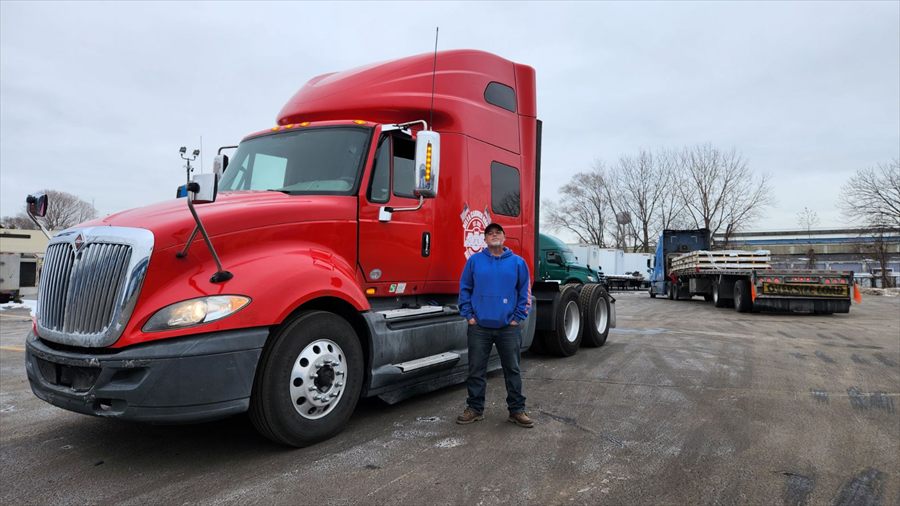 Delta Carrier Group red International ProStar unit 1410 yard
